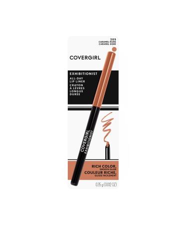 COVERGIRL Exhibitionist Lip Liner, Caramel Nude 205, 0.012 Ounce