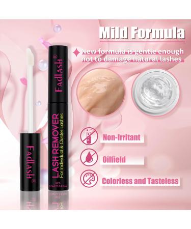 Fadlash Eyelash Glue Remover Cream - Low Irritation for Sensitive Skin | 10ml Eyelash Extension Cleanser - Buy Online on GoSupps.com