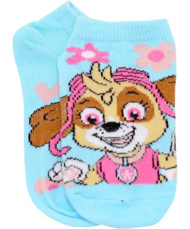 Nickelodeon Girl's 5 Pack Paw Patrol No Show Socks - Sky Blue, Small - Buy Online on GoSupps.com
