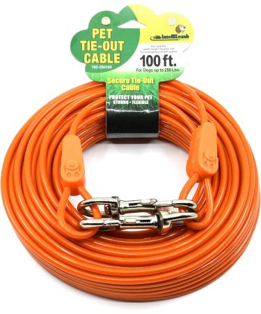 Buy Intellileash 30m Mooring Cable for Large Dogs | Strong Safe & Durable Tensioning Belts 250LB | Weather-Resistant Dog Leash - Buy Online on GoSupps.com