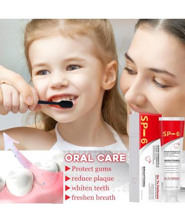 Hpbaggy 1 piece Sp6 Toothpaste Sp6 Probiotic Toothpaste Toothpaste Whitening 120g Sp 6 Toothpaste Probiotics Bright White Toothpaste Teeth Whitening Deep Cleaning Toothpaste - Buy Online on GoSupps.com