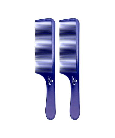 Johnny B Get Faded Anti-Static Heat Resistant Professional Hair Combs 2-Pack Set