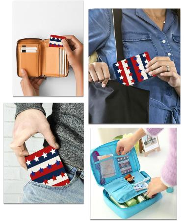 4 PCS American Star Striped Compact Mirrors for Purse and Travel - Buy Online on GoSupps.com