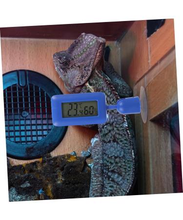 Frcolor Mini Hygrometer & Digital Thermometer for Reptile Tanks | Ideal for Leopard Geckos & Bearded Dragons | Sky Blue 10x3x1.5cm | International Shipping Available - Buy Online on GoSupps.com