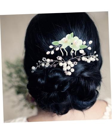 Ipetboom Antique Hair Clasp Girls Hair Clips Floral Hair Clip Hair Claw Clips for Girls Floral Hair Comb Bridal Side Hair Comb Headpiece for Women Hanfu Tiara Hair up Alloy Costume - Buy Online on GoSupps.com
