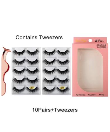 Shop 3D Reusable False Eyelashes - Long & Thick Handmade Dramatic Lashes (4 Pairs) - G604 - Buy Online on GoSupps.com