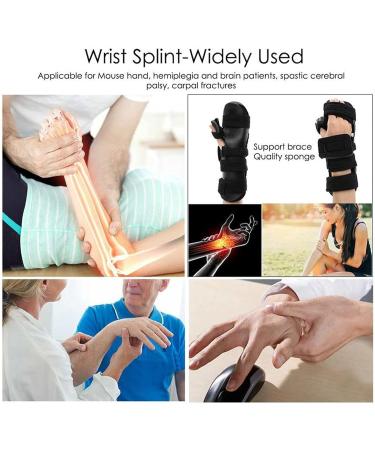 Carpal Tunnel Wrist Support Pad Brace Guard Wrist Splint Protector for Hand Fracture Sprain Arthritis Rehabilitation Training for Tendinitis Inflammation Tendonitis Right Medium - Buy Online on GoSupps.com