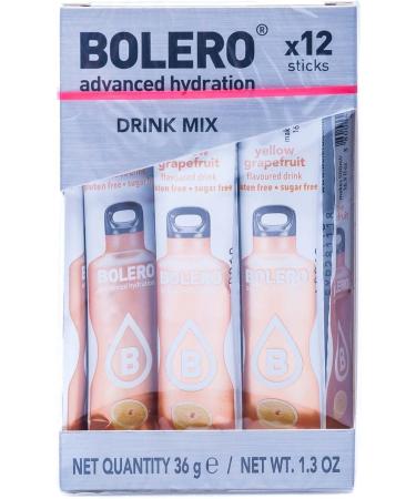 Bolero Powder Sticks Yellow Grapefruit 12 x 3 g - Buy Online on GoSupps.com