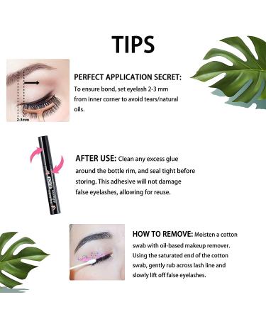 Black Waterproof Eyelash Glue | Super Strong Hold Adhesive for False Lashes | Sensitive Eyes Friendly | 0.176oz - Buy Online on GoSupps.com