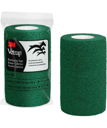 3M Vetrap Bandage Tape 2 x 5 Yard Roll - Teal - 1 Roll | Veterinary Wrap for Pets and Horses - Buy Online on GoSupps.com