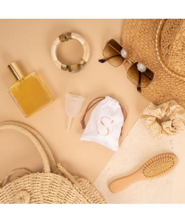 Buy So Cup Menstrual Cup - Made in France - 100% Medical Silicone - Includes Storage Bag & User Manual - Perfect for Heavy Flow - Buy Online on GoSupps.com