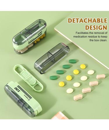 Portable Coupe Comprim Coupe Medicaments en 2 en 4 Coupe Pilule pour Petits et Grands Comprim s Coupe Compar Coupe-Comprim avec Compartiment de Rangement - Buy Online on GoSupps.com