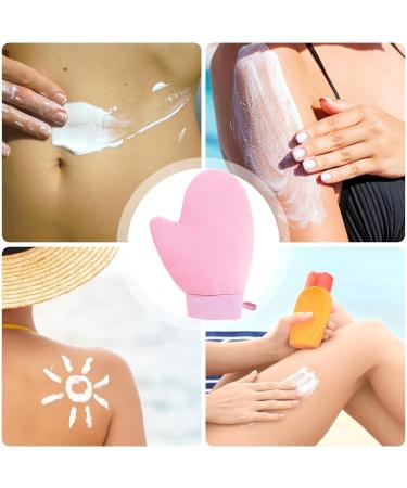 Mitt Autobronzant Moufle Autobronzante Sans - Applicateur Doux Visage Corps Dos Maison Voyage Hommes Femmes Peau Sensible Rose - Buy Online on GoSupps.com