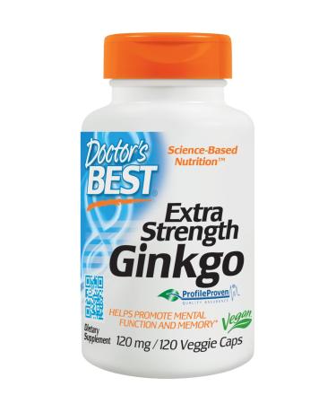 Doctor's Best Extra Strength Ginkgo - 120 Veggie Caps