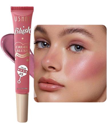 Velvet Skin Cream Blushes | Moisture Blushes Mousse Long Wearing Hydrating Matte Cheek Cream Blushes Natural Glow Cheeks Lips Make Up Shakven 03 - Buy Online on GoSupps.com