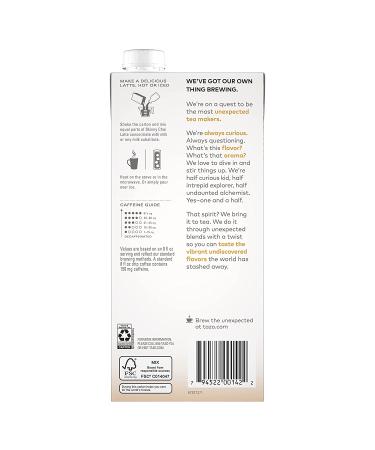 Tazo Skinny Chai latte Concentrate  32 oz - Buy Online on GoSupps.com