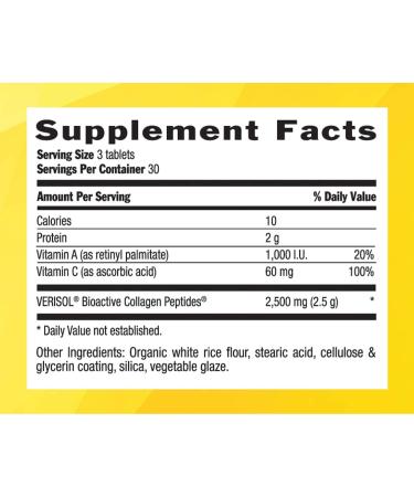 Country Life Tri Layer Maxi-Skin Collagen + C&A - 90 Tablets for Youthful Skin - Buy Online on GoSupps.com
