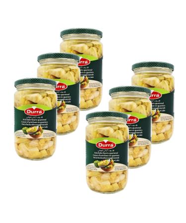Lot 6x Marinated artichoke pieces - Jar 720g