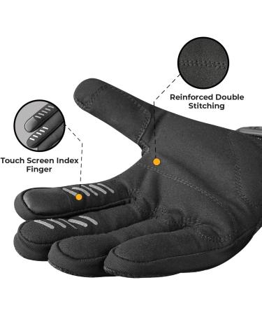 AXIZ Motorcycle Gloves - Touch Screen Tactical Shooting Gloves for Men and Women - Airsoft Paintball Riding Combat - Black Large - Buy Online on GoSupps.com