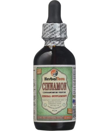 Herbal Terra LLC Cinnamon (Cinnamomum Verum) Glycerite Dried Bark Alcohol-Free Liquid Extract 2 oz Alcohol-FREE 2 Fl Oz (Pack of 1) - Buy Online on GoSupps.com