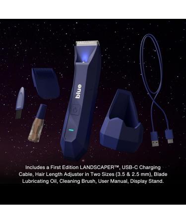 Manscape Blue Groin & Body Hair Trimmer - The Landscaper Electric Ball Trimmer Waterproof Replaceable Ceramic Blade 90 Min Shaving for Men - Buy Online on GoSupps.com