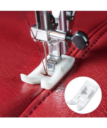 2 PCS Roller and Teflon Non-Stick Sewing Machine Presser Foot Set - Fits Low Shank Snap-On Singer Brother Babylock Janome Machines - Buy Online on GoSupps.com