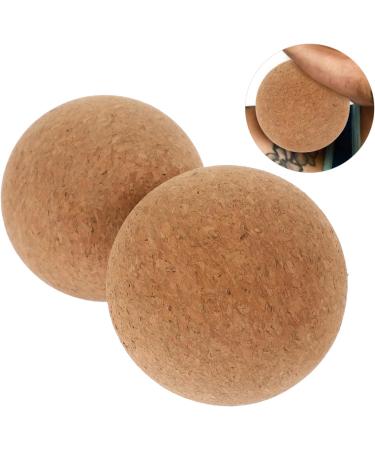 Healeved Cork Yoga Ball & Massage Roller | Gym Body Massager & Fitness Aid for Muscle Relief - Buy Online on GoSupps.com