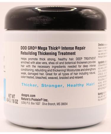 Doo Gro Mega Thick Intense Repair 16oz with Stimulating Growth Oil 4.5 fl.oz & Mega Thick Growth Oil 4.5 fl.oz - Buy Online on GoSupps.com