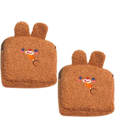 Mobestech 10 STK Plush Wallet Pocket - Kawaii Sanitary Organizer for Menstrual Bandages Breastfeeding Inserts & Makeup | Cute Cosmetic Bag - Buy Online on GoSupps.com