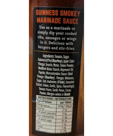 Guinness Sauce and Marinade Pack of 2 - Rich & Versatile Flavor Boost - Buy Online on GoSupps.com