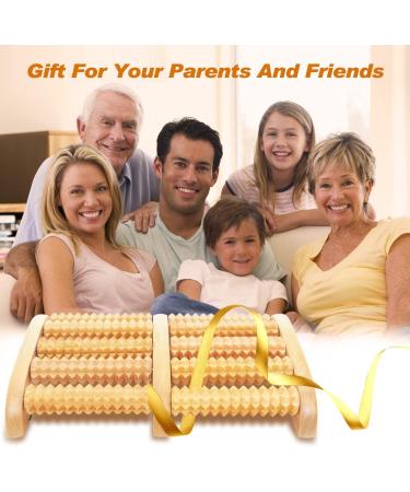 Christmas Gifts Dual Foot Massager Roller - Shiatsu Massage for Foot, Leg, Back - Relax & Relieve Pain - Perfect Gift for Men, Women, Mom, Dad, Teacher - Buy Online on GoSupps.com