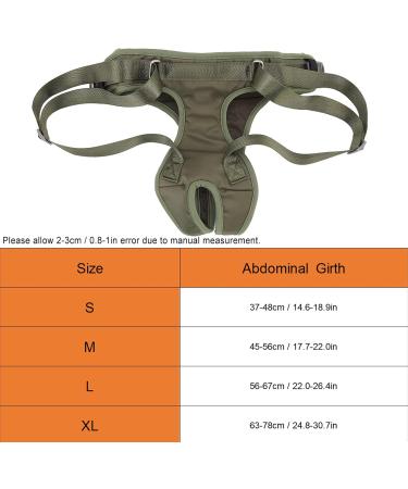 Dog Lift Harness Adjustable Dog Hind Leg Support Sling Hook and Loop Design Dog Lift Support Harness for Disabled Injured Old Dog Military Green(M) - Buy Online on GoSupps.com