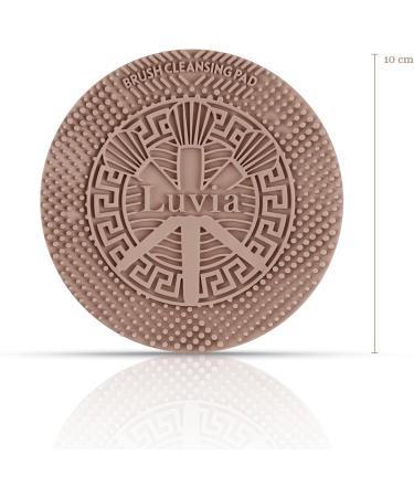 Luvia Silicone Makeup Brush Cleaning Pad with Suction Cup - Effective Brush Cleaning - Professional Makeup Brush Cleaner coffee - Buy Online on GoSupps.com