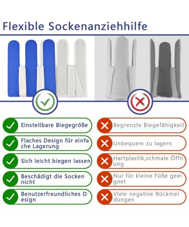 Pulinpulin Sock Aid - Easy Dressing Tool for Elderly Pregnant Women & Post-Surgery Mobility Aid | Worldwide Shipping - Buy Online on GoSupps.com