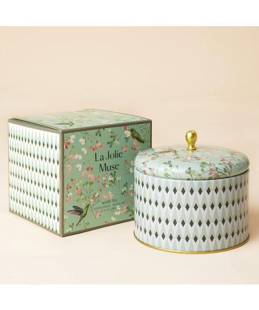 La Jolie Muse White Tea Scented Candle - 14.1 oz | Aromatherapy Gift for Women | Long Burning Time - Buy Online on GoSupps.com