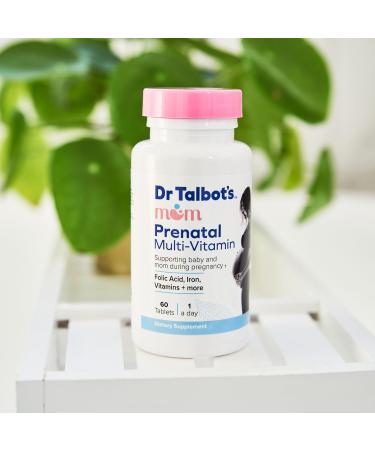Dr. Talbot's Mom Prenatal Multi-Vitamin - Folic Acid Iron & Essential Vitamins - 60 Tablets for Healthy Moms | International Shipping - Buy Online on GoSupps.com