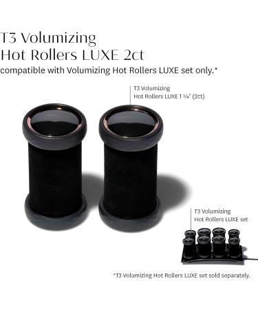 T3 Volumizing Hot Rollers LUXE (2 ct.) for Long Lasting Volume Body & Shine | Compatible with T3 Volumizing Hot Rollers LUXE Set only 32 mm - Buy Online on GoSupps.com