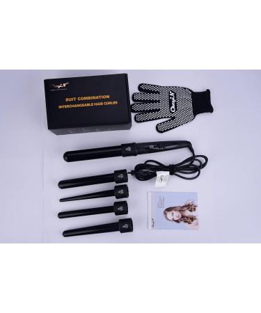 CCKeyin 5 In 1 Curling Iron Set | Multifunctional Ceramic Curler Kit for Large & Small Curls | International Shipping Available - Buy Online on GoSupps.com