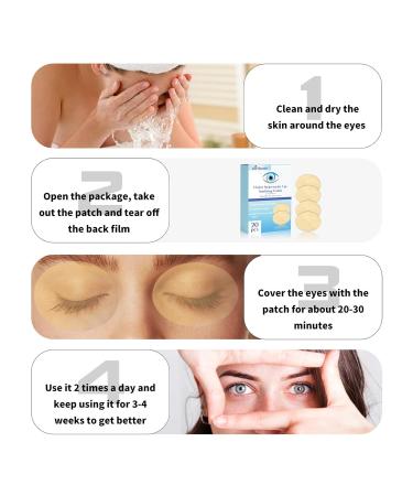 ZJchao Revitalizing Eye Pads - Moisturizing Eye Care for Fatigue Relief & Rejuvenation - Travel-Friendly Design - Buy Online on GoSupps.com