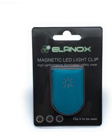 Elanox LED Clip - High Visibility Light for Outdoor Activities & Child Safety - Ideal for Backpacks Sports Bags & Bicycle Clothing - Blue - Buy Online on GoSupps.com