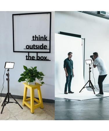 Professional Photography Video Lighting Kit with 70 LEDs, Color Filter - Perfect for Studio, Streaming, YouTube, TikTok, Portrait Shooting - Black - Buy Online on GoSupps.com