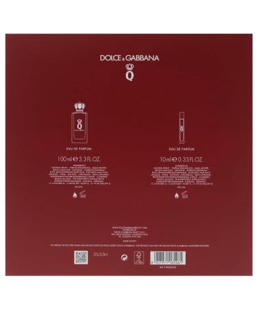 Dolce and Gabbana Q for Women - 2 Pc Gift Set 3.3oz EDP Spray 0.33oz EDP Spray - Buy Online on GoSupps.com