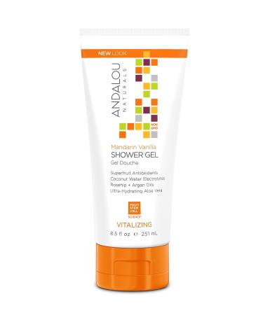 Andalou Naturals Mandarin Vanilla Vitalizing Shower Gel, 8.5 Fl Ounce Mandarin Vanilla Vitalizing 8.5 Fl Oz (Pack of 1) - Buy Online on GoSupps.com