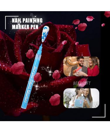 | Fine Tip Nail Quick Dry Beauty Adorn Manicure Tools Nail Polish Pens Nail Graffiti Drawing Nail Point Graffiti Dotting 10 Colors Optional Ssxx 08 - Buy Online on GoSupps.com