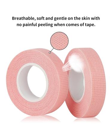 8 Rolls Pink Eyelash Extension Tape - 9m/10 Yard Breathable Adhesive for Makeup Supplies - Buy Online on GoSupps.com