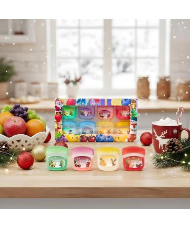  shuhauk Moisturizing Lip Balm Fruity Nourishing Brightening Christmas-Themed Lip Moisturizer for Women Youth Family Friends Winter Makeup in Cold Weather - Buy Online on GoSupps.com