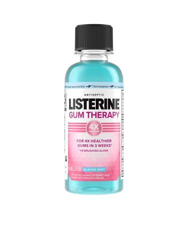 Listerine Gum Therapy Anti-Plaque & Gingivitis Travel Mouthwash, Glacier Mint, 95 mL 1 ea