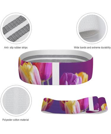 Vibrant Flower Pattern Resistance Bands | Fabric Exercise Bands for Fitness & Leg Workouts - Shop Now - Buy Online on GoSupps.com