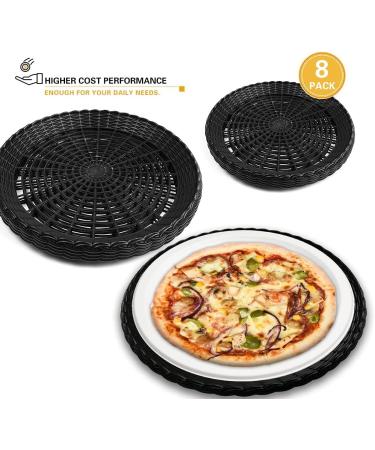 EBIGIC Paper Plate Holders - Reusable Black Plastic 10 Inch, 8 Pack - Buy Online on GoSupps.com
