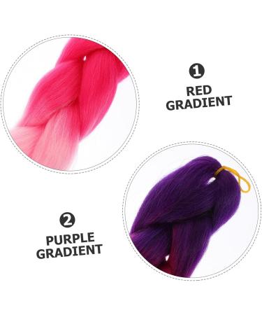 DOITOOL Braiding Hair Extensions for Women Color Big Braid Hair Ponytail Hair Extensions for Braids Brunette Hair Ponytail Wigs Kanekalon Braids Hair Extensions To Weave Extend Size 1 As Shown - Buy Online on GoSupps.com